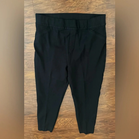 Spanx The Perfect Black Pant Back Seam Ankle Skinny Pants Dressy Work Shaping 3X - Picture 1 of 11